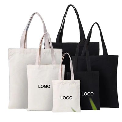 12 oz original sac à main en coton simple avec logo personnalisé sac à main écologique