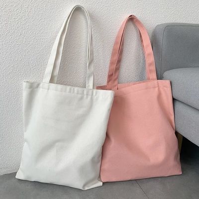 12 oz original sac à main en coton simple avec logo personnalisé sac à main écologique