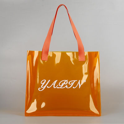 Sac à dos en PVC transparent et coloré sur mesure avec imprimante écologique à écran de soie