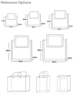 Sac à main en PVC pour taille moyenne en couleur personnalisée et design personnalisé