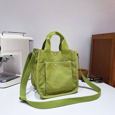 Cadeaux Sac à dos en coton durable avec courroie et poches multiples