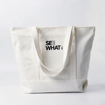 Logo personnalisé imprimé Eco-friendly en vrac coton biologique toile d'épicerie sac à main