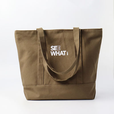Logo personnalisé imprimé Eco-friendly en vrac coton biologique toile d'épicerie sac à main