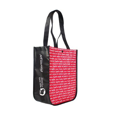 Sac de magasinage non tissé réutilisable avec couleur personnalisée et style manipulé