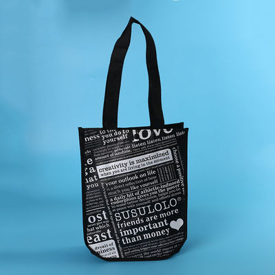 Sac de magasinage non tissé réutilisable avec couleur personnalisée et style manipulé