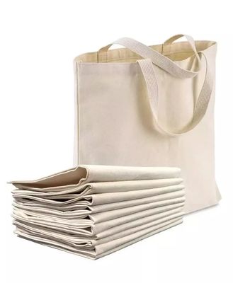 Sac de toile écologique imprimé à écran de soie sac de magasinage pour femmes avec poches et motif de lettre