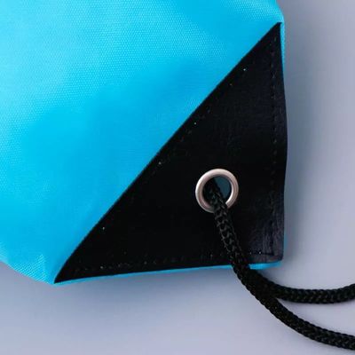 Sac à dos en polyester nylon à corde à tirer sur mesure pour l'impression à écran de soie