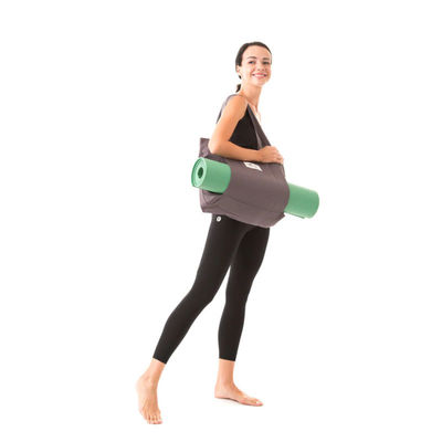 Sac de tapis de yoga en toile de coton écologique de couleur personnalisée pour les yogis écologiquement conscients