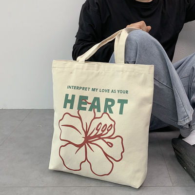 Portraits de lettres pour femmes sacs de magasinage en toile sacs à main pour le recyclage et écologique