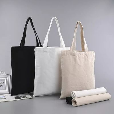 Sac de magasinage en toile de coton réutilisable de taille moyenne sur mesure et sur mesure pour le magasinage