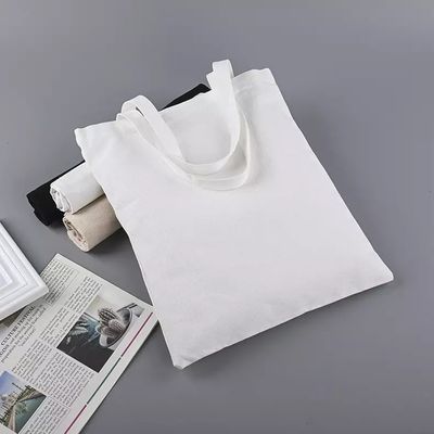 Sac de magasinage en toile de coton réutilisable de taille moyenne sur mesure et sur mesure pour le magasinage