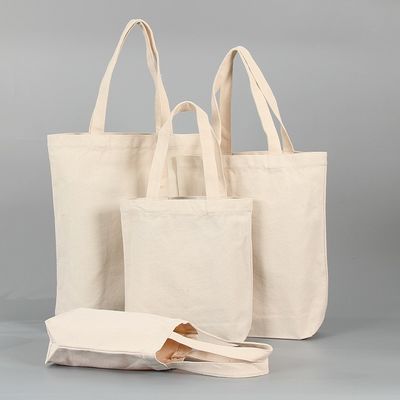 Logo personnalisé Accepté Eco Friendly Heavy Duty Canvas Shopping Tote Bag avec poche