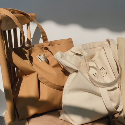 Lettre modèle Eco Friendly Extra Large Logo personnalisé en toile Sac d'épicerie Sac à main surdimensionné