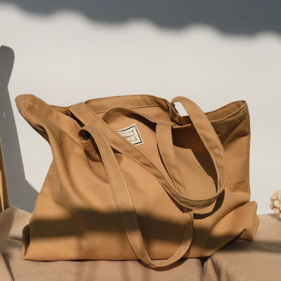 Lettre modèle Eco Friendly Extra Large Logo personnalisé en toile Sac d'épicerie Sac à main surdimensionné