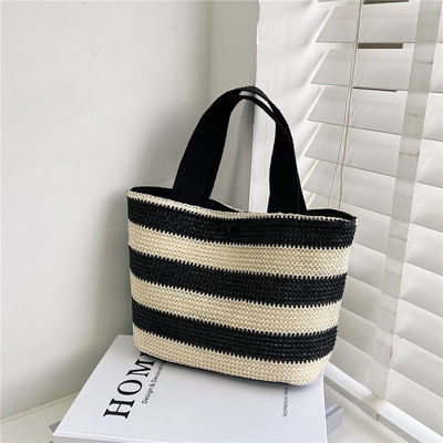 Sac à main en paille tissé écologique pour femmes 2022 Beach Tote Modèle pour femmes Type Autre