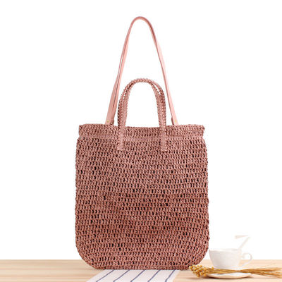 Sexe Sac à épaule d'été féminin creux de paille en corde tissée à la main