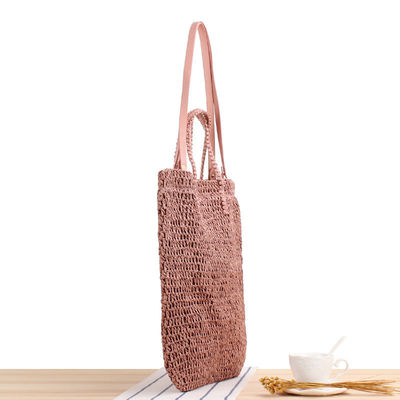 Sexe Sac à épaule d'été féminin creux de paille en corde tissée à la main