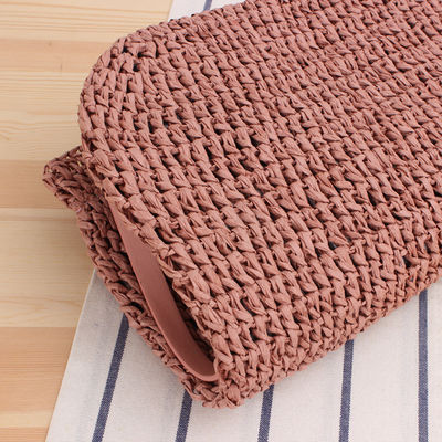 Sexe Sac à épaule d'été féminin creux de paille en corde tissée à la main