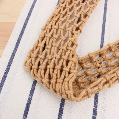 Sacs à main en tissu grand et décontracté pour femmes sac à main de plage en paille tissé avec seau de couleur personnalisé