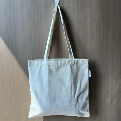 Logo personnalisé imprimé sac à main en toile pour le commerce de détail Taille extra grande