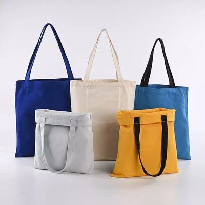 Sacs à main en coton réutilisables Sacs en toile personnalisés avec logo imprimé sur mesure