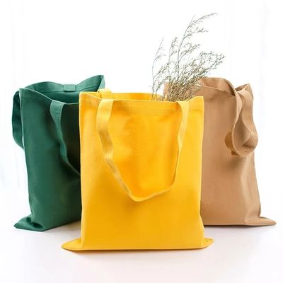 Sacs à main en coton réutilisables Sacs en toile personnalisés avec logo imprimé sur mesure
