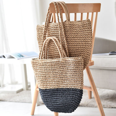 Sacs à sacs tissés à la paille pour femmes Sacs à sacs à la plage 2023