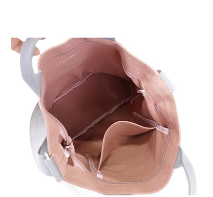 Couleur personnalisée taille moyenne fille toile poitrine corps croisé sac de messager