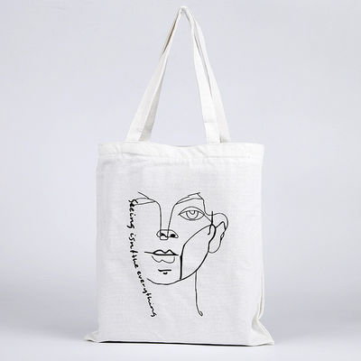 La dernière lettre de style à la mode imprimé sac de coton pour le design personnalisé