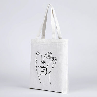 La dernière lettre de style à la mode imprimé sac de coton pour le design personnalisé