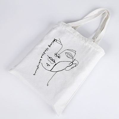La dernière lettre de style à la mode imprimé sac de coton pour le design personnalisé