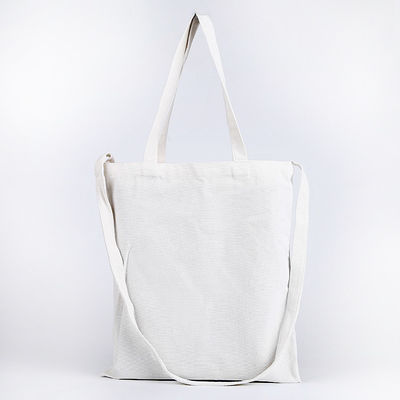 Coloris personnalisés en toile de coton blanche réutilisable sac à main pour la vie scolaire