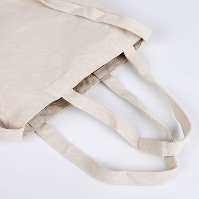 Coloris personnalisés en toile de coton blanche réutilisable sac à main pour la vie scolaire