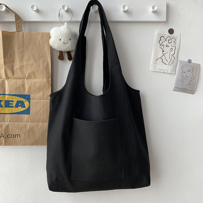 Logo personnalisé Sac de magasinage en toile Sac à main en coton biologique et le dernier style à la mode