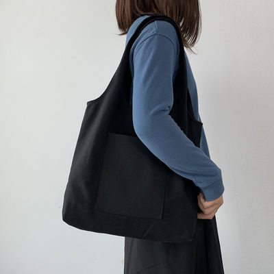 Logo personnalisé Sac de magasinage en toile Sac à main en coton biologique et le dernier style à la mode