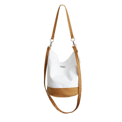 Sac à dos en coton à fond rond pour des achats à la mode et fonctionnels