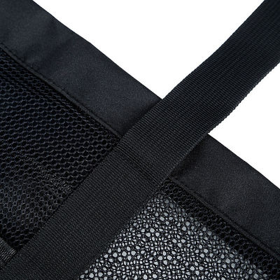 Logo personnalisé Black Shell Collection Large Nylon Portable Mesh Beach Tote Bag pour les femmes