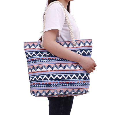Le dernier style de mode 2022 Sac à plage imprimé par sublimation pour femmes Aucune décoration