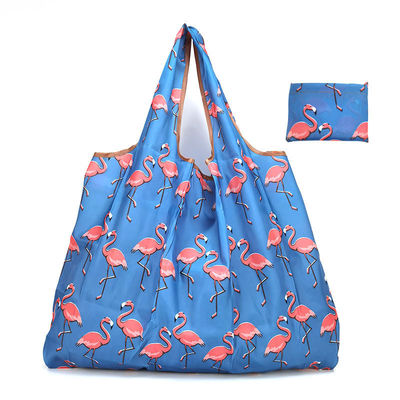 Nouveau style à la mode Eco-friendly Polyester pliable sac de magasinage floral pour les femmes
