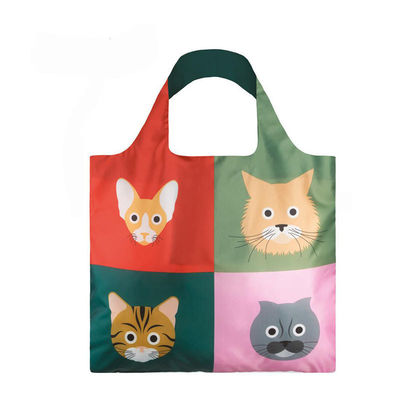 Mode à main REPT Tissu en polyester en laine pour chien Sacs de plage pour animaux Sac de magasinage pliable