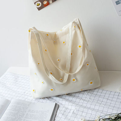 OEM/ODM Accepté Logo personnalisé directement brodé Sac à dos en coton de taille moyenne