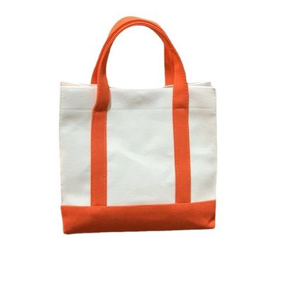 Sac de magasinage en toile de toile de ligne écologique en blanc réutilisable avec logo et logo personnalisés