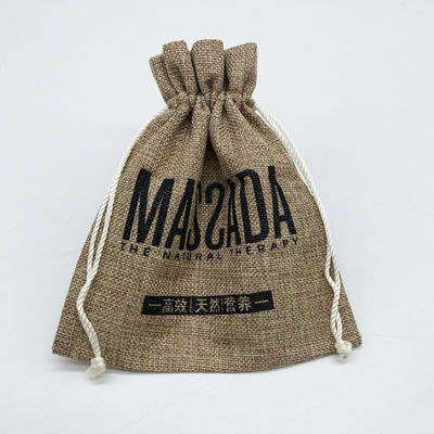 Logo personnalisé Pouch à corde de jute pour les éléments essentiels de la vie scolaire quotidienne et de l' organisation