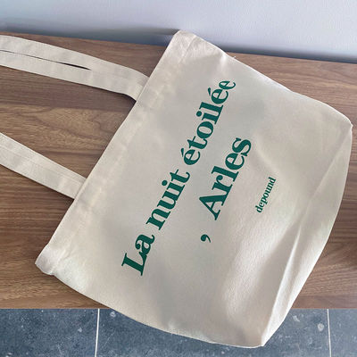 Logo personnalisé Taille lavable sac à main en toile pour les dernières occasions à la mode