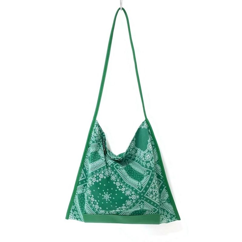 Fermeture ouverte Voyage et sortie Style ethnique Femmes sac de magasinage à imprimerie Paisley