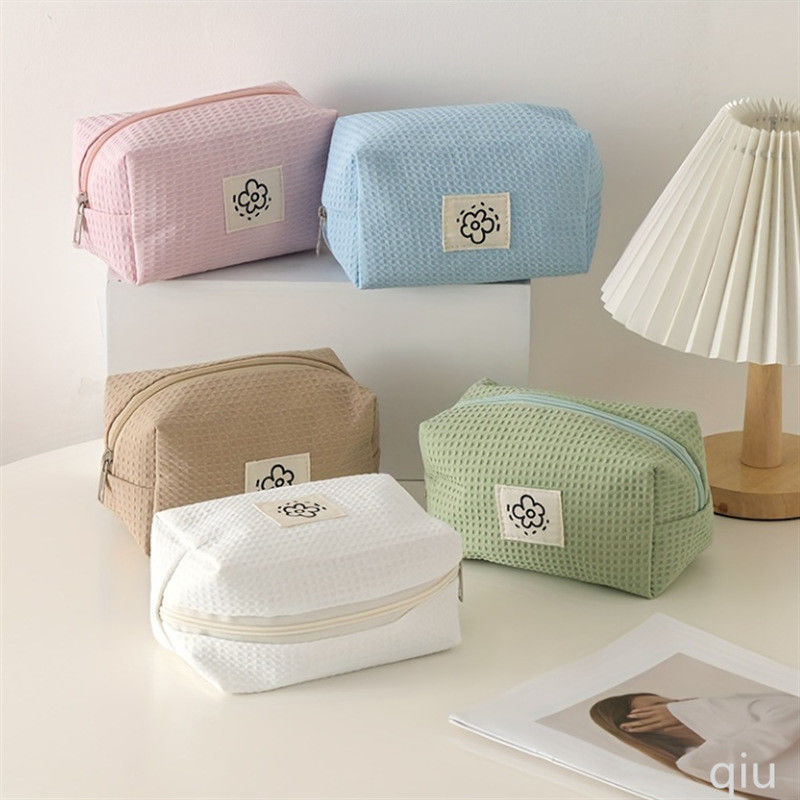 Tissu de maquillage polyester multi-fonction sac cosmétique sur mesure avec poignée