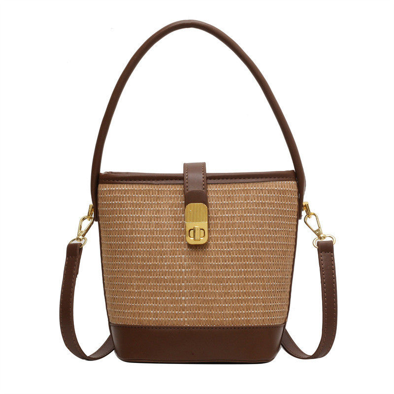 Aucune décoration Sac à main tissé Sac à main personnalisé pour femmes et filles