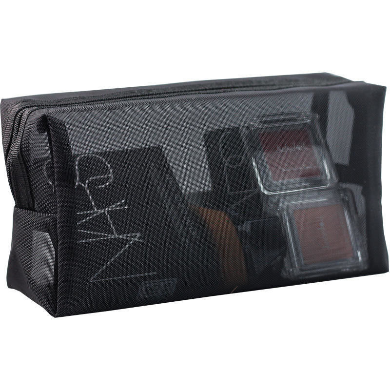 Sac de toilettes en maille transparente pour les voyages d'affaires Sac cosmétique portable pour le lavage sous la douche