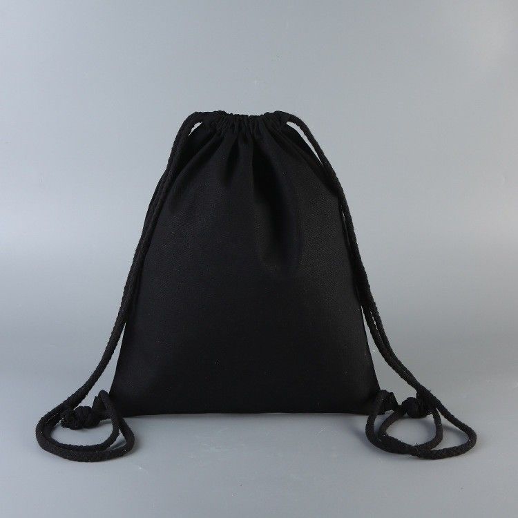 Sac à cordes en satin de mode avec maille et couleur personnalisée de taille moyenne 30-50 cm