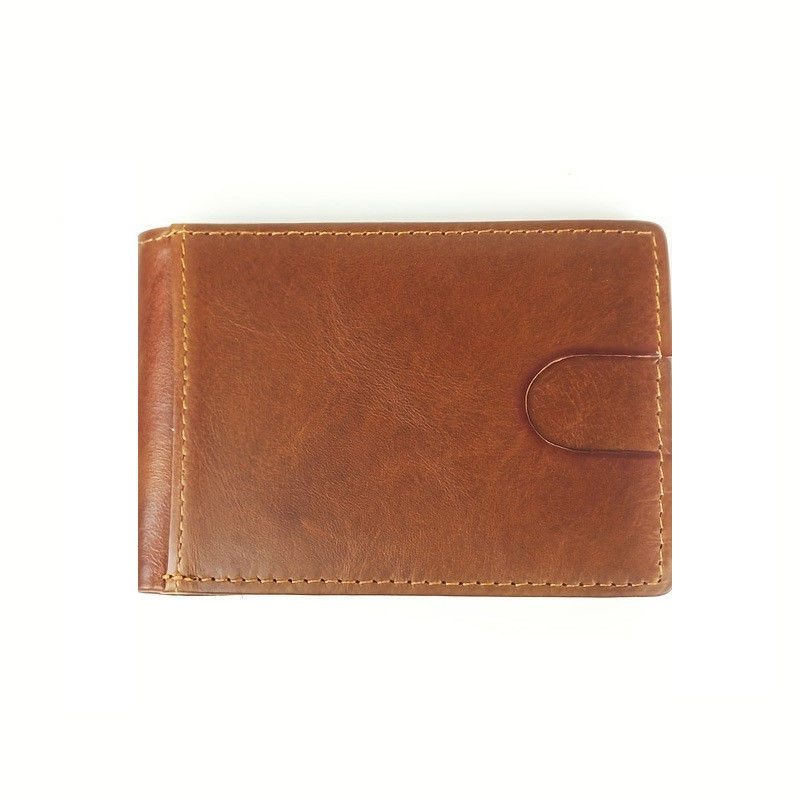 Le plus récent et à la mode 100% en cuir authentique, porte-monnaie pour homme avec poche à pièces et logo personnalisé